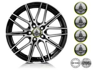 Shelby Aufkleber auf Felgen Hochwertiges Silikon-Design